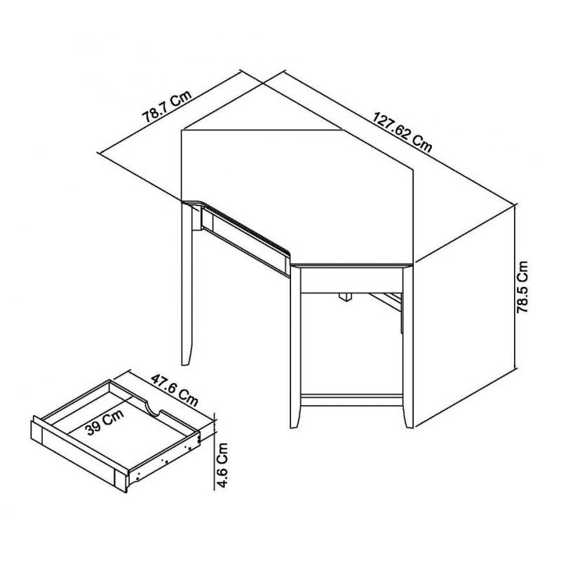 Alesund Oak Corner Desk